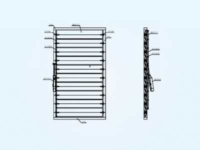 RS44180 electric spindle louvers