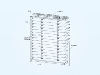 RS447080B户外遮阳百叶（带侧轨）